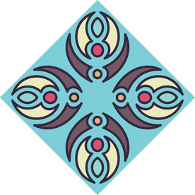 古典少数民族花纹底纹矢量