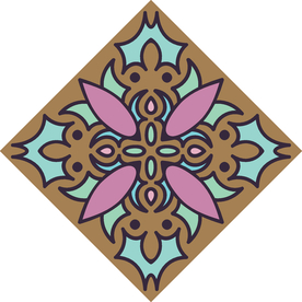 古典少数民族花纹底纹矢量