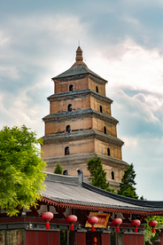 高塔旅游旅行背景海报素材