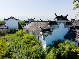 复古房屋旅游旅行背景海报素材