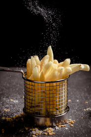 炸薯条零食食材背景海报素材