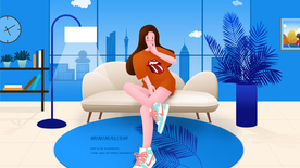 卡通动漫创意插画