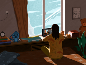 卡通动漫创意插画