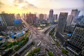 大城市建筑风景摄影