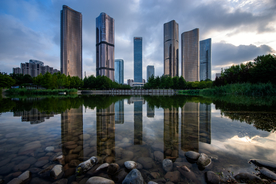 大城市地标建筑风景摄影