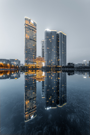 大城市地标建筑摄影