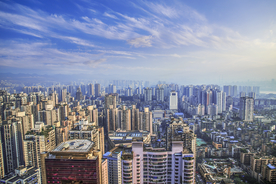 大城市地标建筑摄影