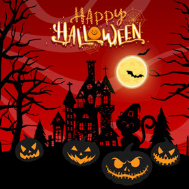 万圣节 鬼怪 蝙蝠