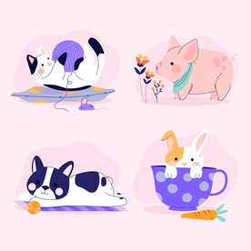 狗 DOG 动物 卡通