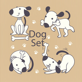 狗 DOG 动物 卡通