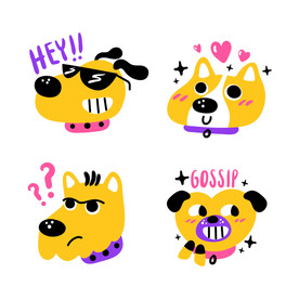 狗 DOG 动物 卡通