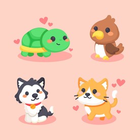 狗 DOG 动物 卡通