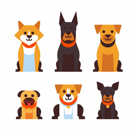 狗 DOG 动物 卡通