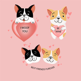 狗 DOG 动物 卡通