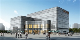 厂房工业园区园区效果图