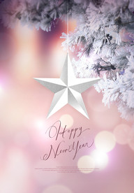 温馨圣诞插画背景装饰海报图图片