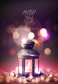 温馨圣诞插画背景装饰海报图图片