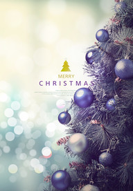 温馨圣诞插画背景装饰海报图图片