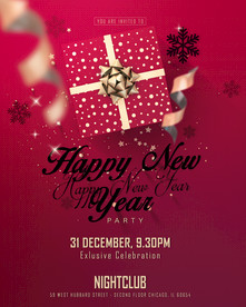 温馨圣诞插画背景装饰海报图图片