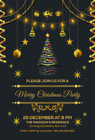 温馨圣诞插画背景装饰海报图图片