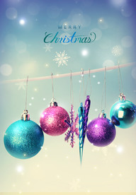 温馨圣诞插画背景装饰海报图图片