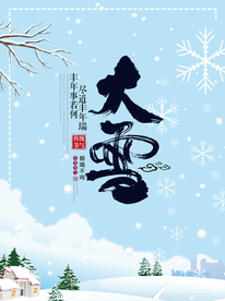 大雪海报