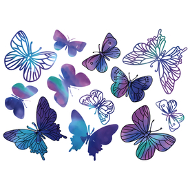 蝴蝶   渐变  大牌