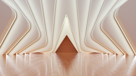 立体展台活动促销背景海报素材