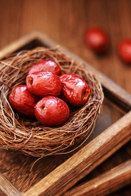 红枣养生补品背景海报素材