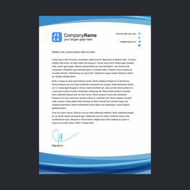 制度牌 商务信纸 宣传单