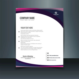 制度牌 商务信纸 宣传单