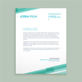 制度牌 商务信纸 宣传单