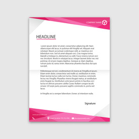 制度牌 商务信纸 宣传单