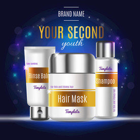 化妆品 护肤品 香水 美容广告