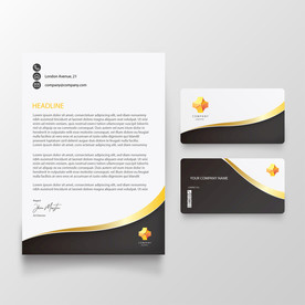 制度牌 商务信纸 宣传单