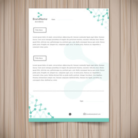 制度牌 商务信纸 宣传单