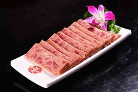 火锅菜品午餐肉