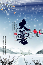 大雪海报