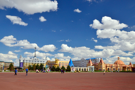 满洲里口岸广场