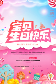生日海报