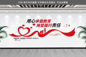 校园教育学校文化墙