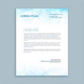 制度牌 商务信纸 宣传单