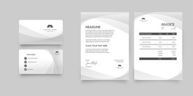 制度牌 商务信纸 宣传单