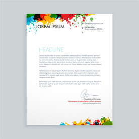 制度牌 商务信纸 宣传单