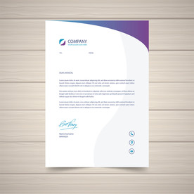 制度牌 商务信纸 宣传单