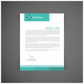 制度牌 商务信纸 宣传单