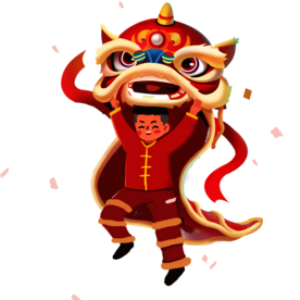 春节舞狮