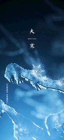地产大寒节气海报