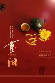 重阳中国风传统节日PS海报素材