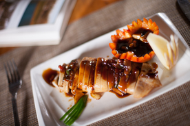 素肉美食食材背景海报素材